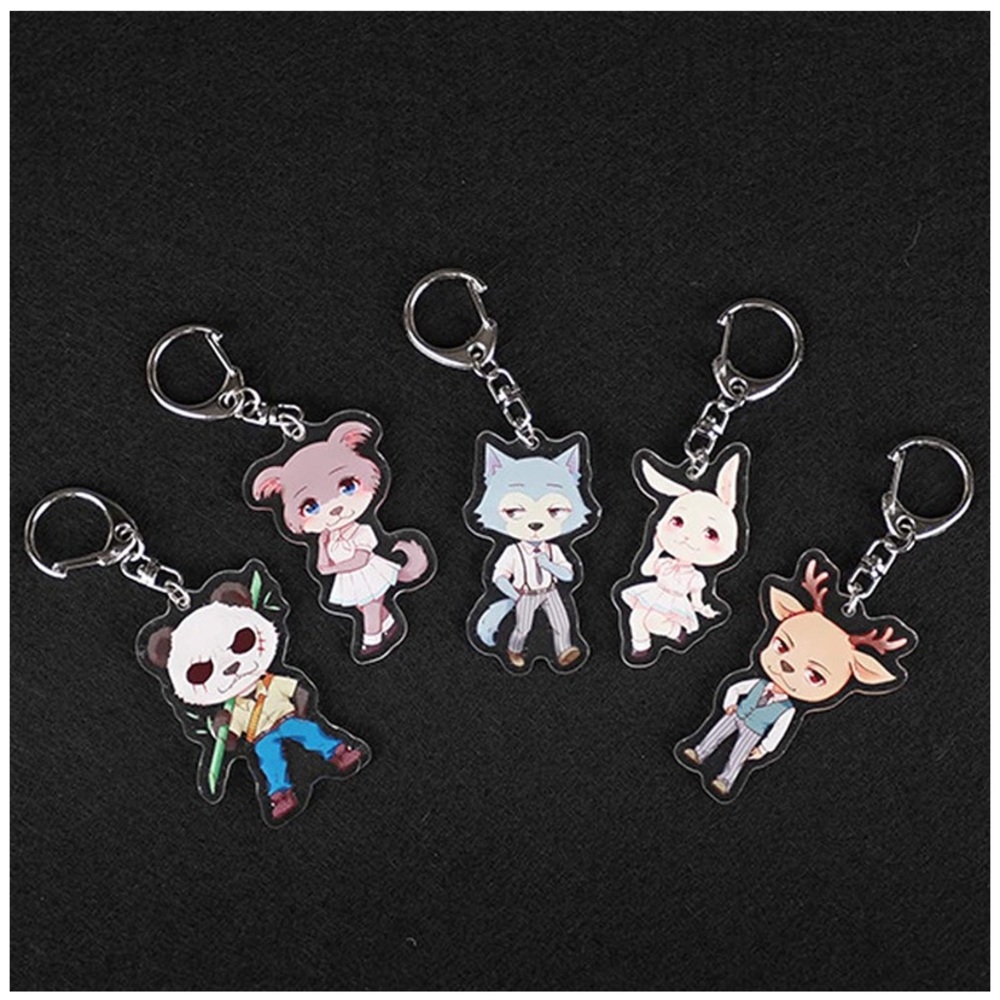 5 Beastars keychains
